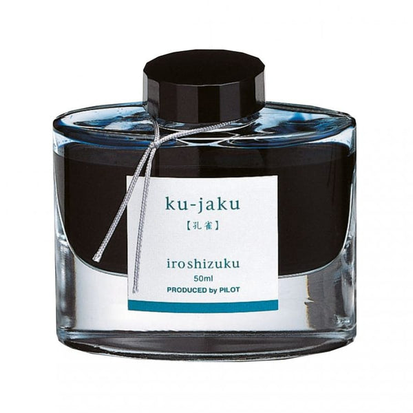 Load image into Gallery viewer, Pilot Iroshizuku 50ml Ink Bottle Fountain Pen Ink - Ku-jaku (Peacock)