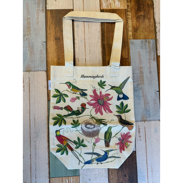 Load image into Gallery viewer, Cavallini Tote Bag Hummingbirds