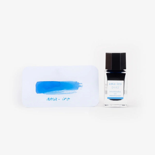 将图片加载到图库查看器,Pilot Iroshizuku 15 ml Ink Bottle - Amairo (Sky)
