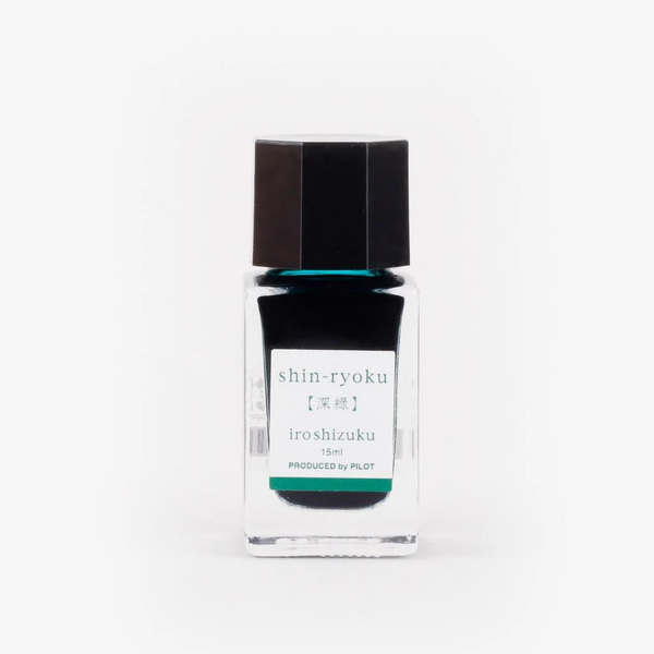 이미지를 갤러리 뷰어에 로드 , Pilot Iroshizuku 15ml Ink Bottle - Shin-ryoku (Deep Green)