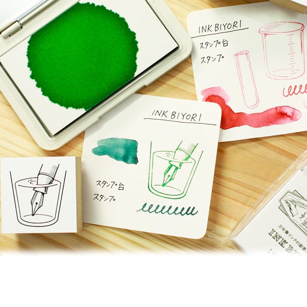 将图片加载到图库查看器,Sanby Ink Biyori Stamp (Nib)