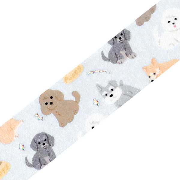 Load image into Gallery viewer, BGM Foil Stamping Masking Tape - I love Dog