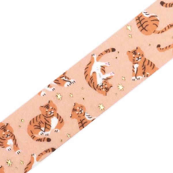 Load image into Gallery viewer, BGM Foil Stamping Masking Tape - I love Tiger