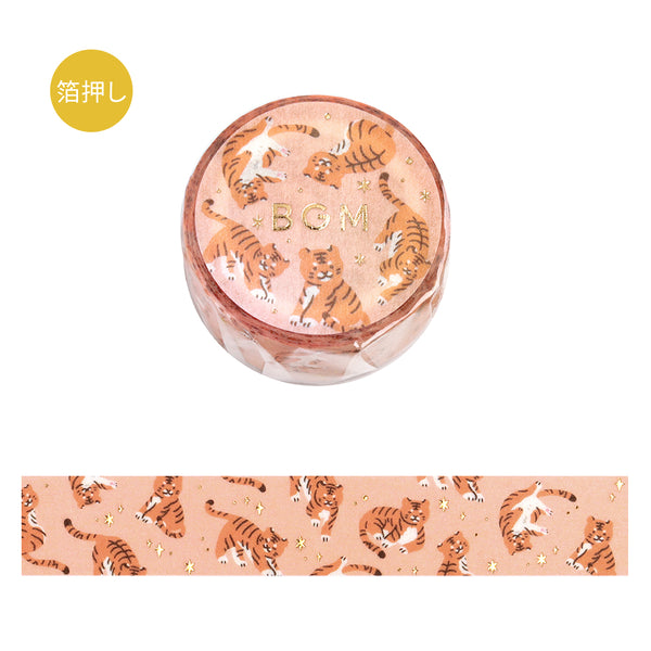 Load image into Gallery viewer, BGM Foil Stamping Masking Tape - I love Tiger