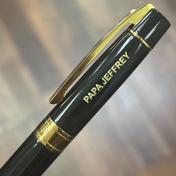 이미지를 갤러리 뷰어에 로드 , Sheaffer 300 E9325 Rollerball Pen - Glossy Black with Gold-tone Trims
