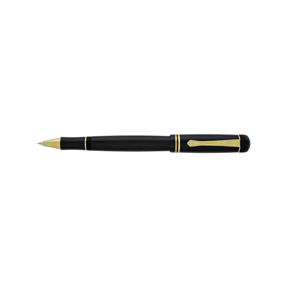 将图片加载到图库查看器,Kaweco DIA2 Rollerball Pen - Black with Gold Trim