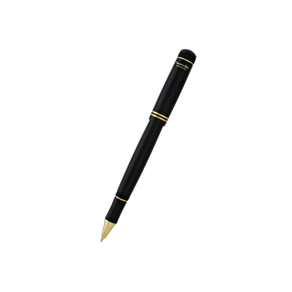 将图片加载到图库查看器,Kaweco DIA2 Rollerball Pen - Black with Gold Trim