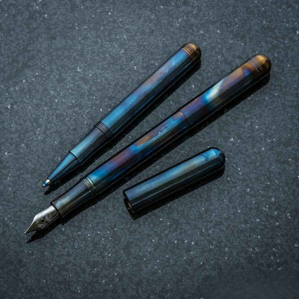 将图片加载到图库查看器,Kaweco LILIPUT Ballpoint Pen - Fireblue with Cap