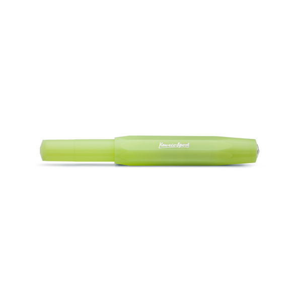 Load image into Gallery viewer, Kaweco Frosted Sport Gel Rollerball Pen - Fine Lime
