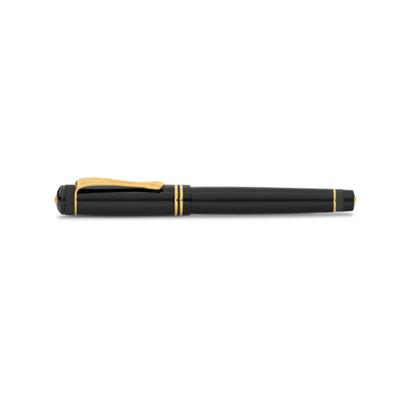将图片加载到图库查看器,Kaweco DIA2 Rollerball Pen - Black with Gold Trim