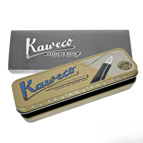 将图片加载到图库查看器,Kaweco DIA2 Rollerball Pen - Black with Gold Trim