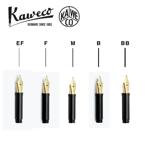 将图片加载到图库查看器,Kaweco Steel Nib Gold Plated 060 with thread