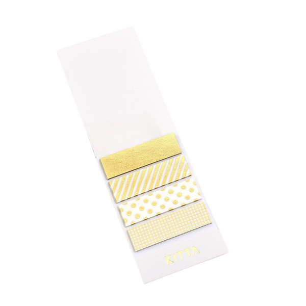 将图片加载到图库查看器,Kitta Washi Tape - Gold Mix