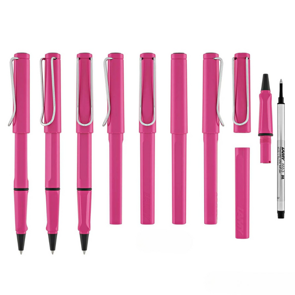 将图片加载到图库查看器,Lamy Safari Rollerball Pen Pink