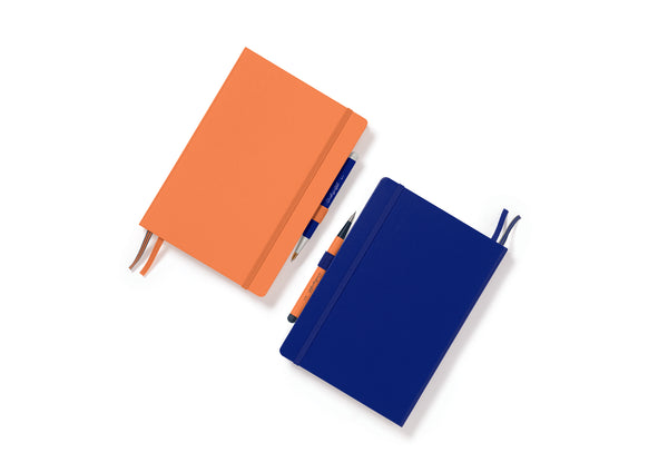 Load image into Gallery viewer, Leuchtturm1917 Recombine A5 Medium Hardcover Notebook - Dotted / Apricot