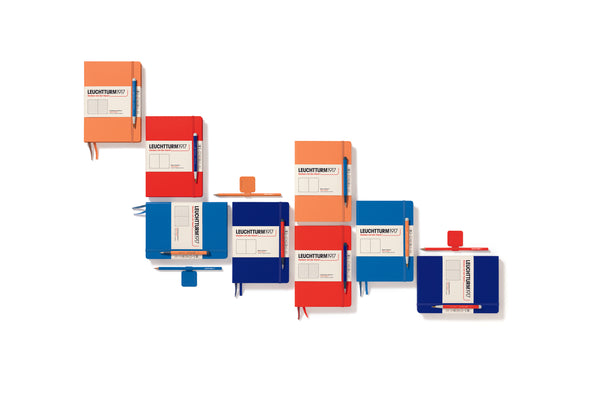 Load image into Gallery viewer, Leuchtturm1917 Recombine A5 Medium Hardcover Notebook - Dotted / Apricot