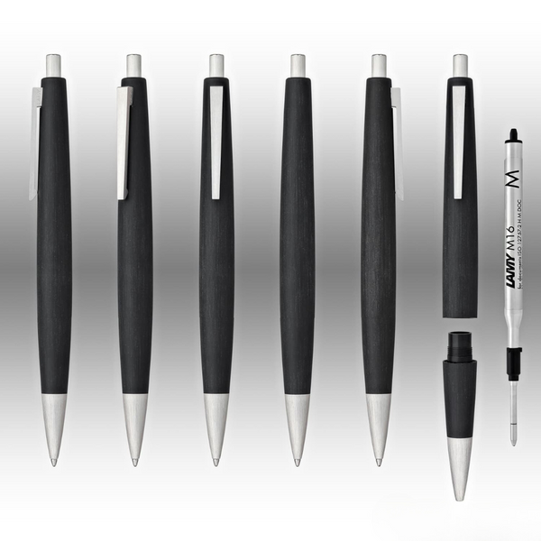 画像をギャラリービューアに読み込む, ラミー2000 ボールペン ブラック