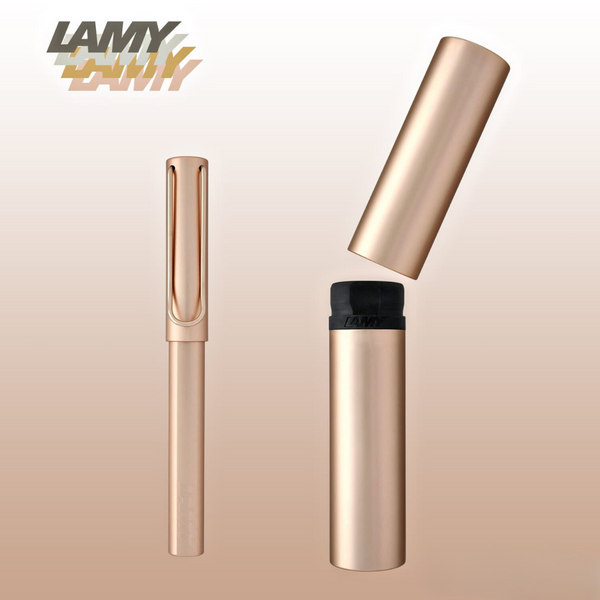 Load image into Gallery viewer, Lamy Lx Rollerball Pen Rose Gold