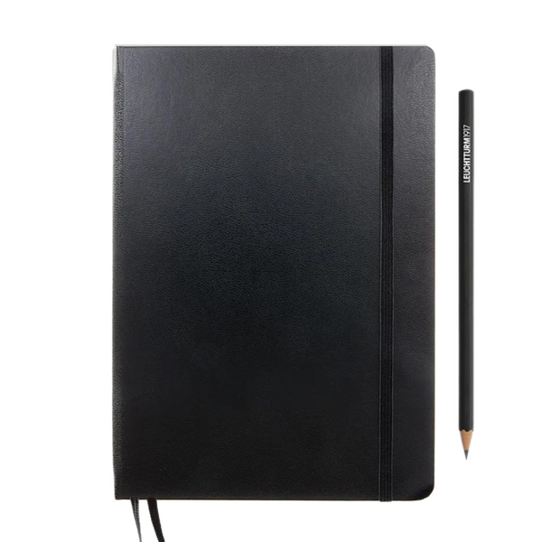 将图片加载到图库查看器,Leuchtturm1917 A5 Medium Hardcover Weekly Planner 2025 - Black