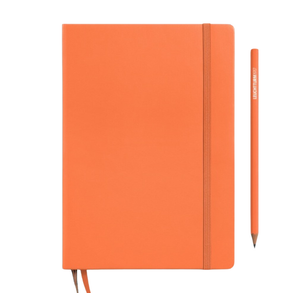 画像をギャラリービューアに読み込む, Leuchtturm1917 A5 Medium Hardcover Weekly Planner & Notebook 2025 - Dotted / Apricot