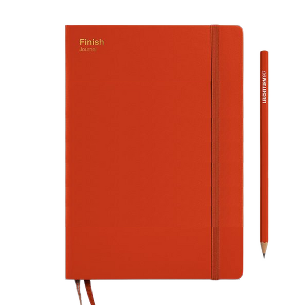 画像をギャラリービューアに読み込む, Leuchtturm1917 Finish Journal A5 Medium Hardcover Notebook - Fox Red