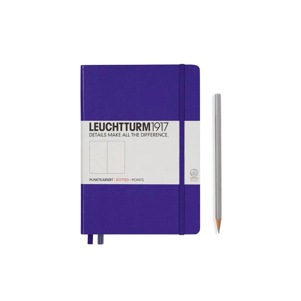Load image into Gallery viewer, Leuchtturm1917 Hardcover A6 Pocket Notebook Purple - Dotted