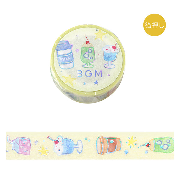 将图片加载到图库查看器,BGM Foil Stamping Masking Tape: Life - Loose Drink