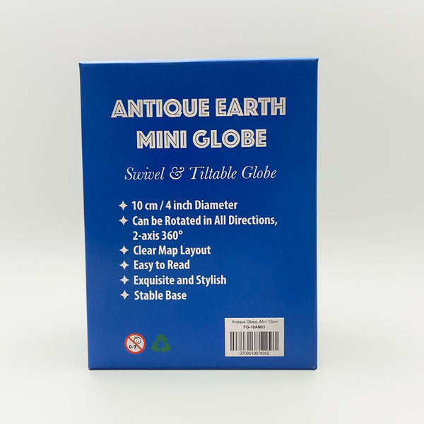 将图片加载到图库查看器,Luxo Antique Vintage Globe, Mini Desktop - 10cm