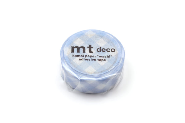 Load image into Gallery viewer, MT Deco Washi Tape - Thick Checkered Pastel Ultramarine