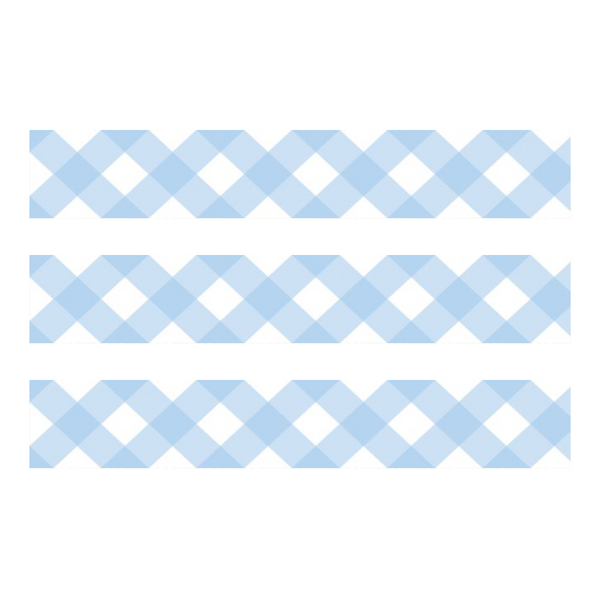 Load image into Gallery viewer, MT Deco Washi Tape - Thick Checkered Pastel Ultramarine