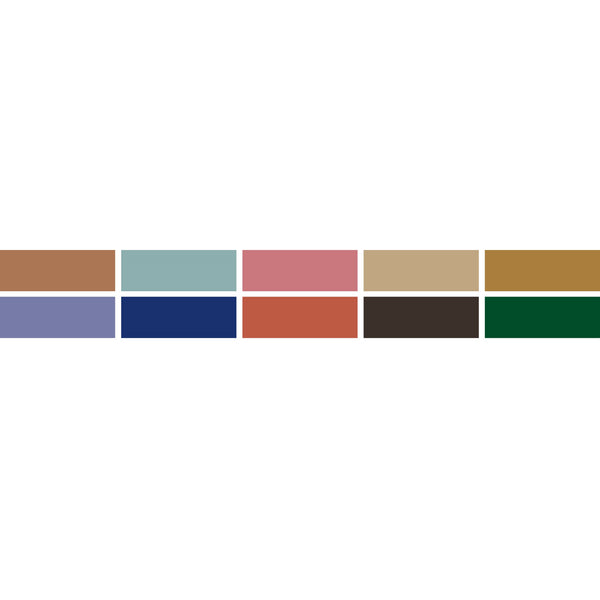 Load image into Gallery viewer, MT 10P Washi Tape Muted Color