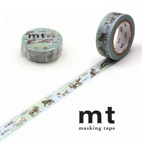 将图片加载到图库查看器,MT EX Washi Tape - World Animals