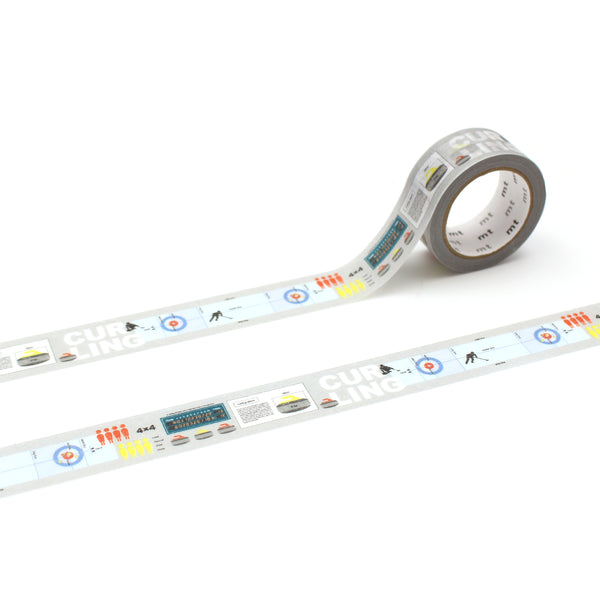 Load image into Gallery viewer, MT EX Washi Tape - Winter Sports Curling