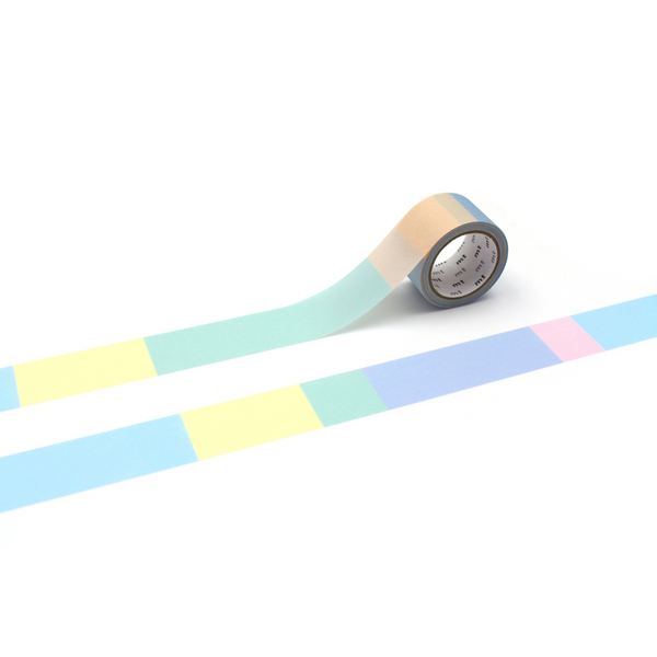 Load image into Gallery viewer, MT KakuKaku Washi Tape - Pale Color