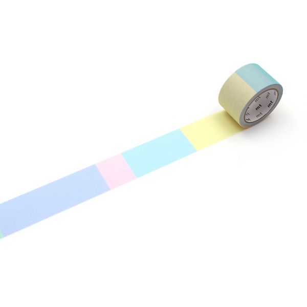 Load image into Gallery viewer, MT KakuKaku Washi Tape - Pale Color