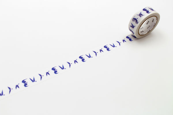 Load image into Gallery viewer, MT x Yamaguchi Ichiro Washi Tape - Blue Bird