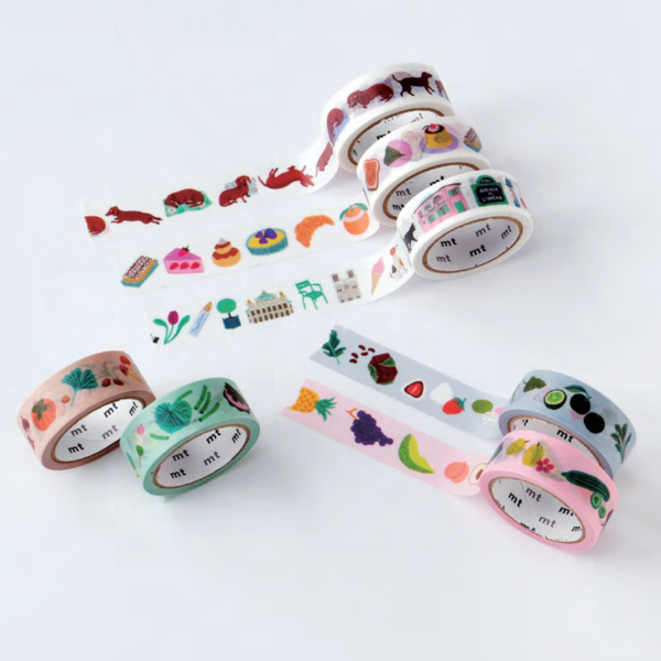 画像をギャラリービューアに読み込む, MT x Léa Maupetit Washi Tape - Golden Autumn