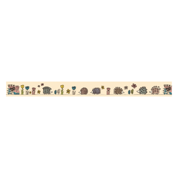 画像をギャラリービューアに読み込む, MT x Lisa Larson Washi Tape - Hedgehog Garden