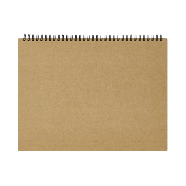 画像をギャラリービューアに読み込む, Maruman Mnemosyne A4 Notebook - Landscape / Graph (Black)