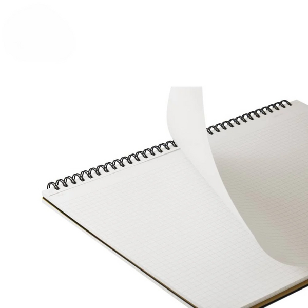 画像をギャラリービューアに読み込む, Maruman Mnemosyne A4 Notebook - Landscape / Graph (Black)