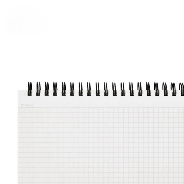 画像をギャラリービューアに読み込む, Maruman Mnemosyne A4 Notebook - Landscape / Graph (Black)