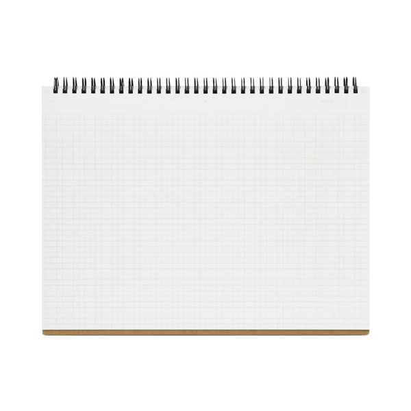 画像をギャラリービューアに読み込む, Maruman Mnemosyne A4 Notebook - Landscape / Graph (Black)