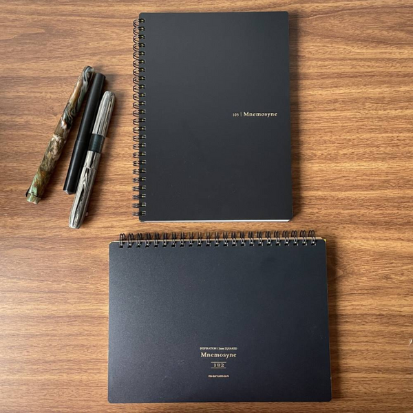 画像をギャラリービューアに読み込む, Maruman Mnemosyne A5 Notebook - Dot Grid (Black)