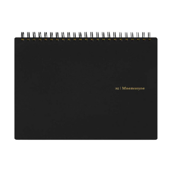 画像をギャラリービューアに読み込む, Maruman Mnemosyne A5 Notebook - Landscape / Graph (Black)