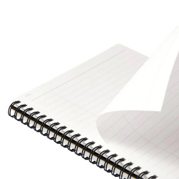 이미지를 갤러리 뷰어에 로드 , Maruman Mnemosyne A5 Notebook - Ruled (Black)