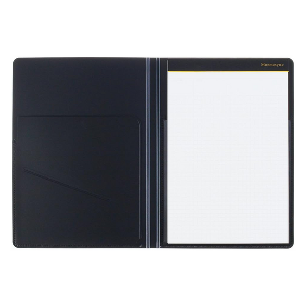 이미지를 갤러리 뷰어에 로드 , Maruman Mnemosyne Notepad Holder with A5 Graph Notepad (Black)