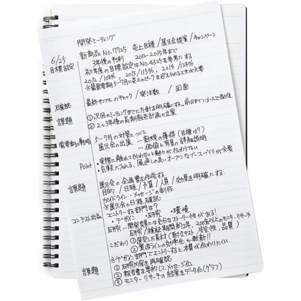 이미지를 갤러리 뷰어에 로드 , Maruman Mnemosyne A5 Softcover Notebook - White
