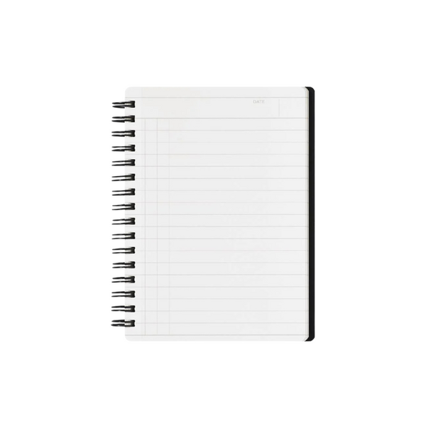 이미지를 갤러리 뷰어에 로드 , Maruman Mnemosyne A6 Notebook - Ruled (Black)