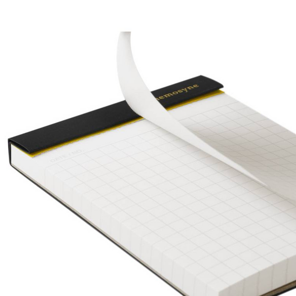 将图片加载到图库查看器,Maruman Mnemosyne A7 Memo Pad - Graph (Black)
