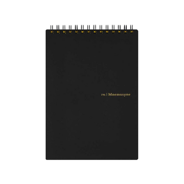 이미지를 갤러리 뷰어에 로드 , Maruman Mnemosyne B6 Twin Ring Memo Pad - Lined (Black)